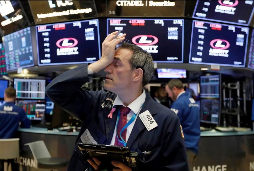 美股道指一天下跌超过600点 科技股本月领跌7％